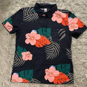 Discord Tropical Collared Button Up Shirt